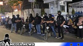 Caption: Tim Resmob Satreskrim Polres Sampang, saat pengamanan wilayah dan optimalkan kring serse, (dok. regamedianews).