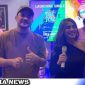 Caption: Risma Aw Aw bersama Saiful Jamil saat launching lagu terbaru, (dok. regamedianews).