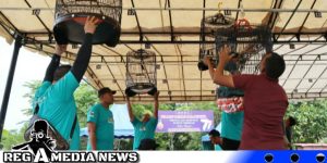 Kicau Mania Rebut Piala Kapolres Aceh Selatan