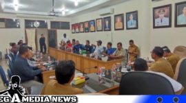Caption: Pemkab Aceh Selatan saat silaturahmi dengan awak media, (dok. regamedianews).