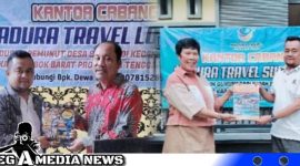 Caption: pembukaan kantor cabang Madura Travel di Lombok dan Surabaya Barat, (dok. regamedianews).