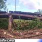 Caption: kondisi jembatan penghubung Dusun Datahu dan Dusun Mohulo, Desa Bubode, Tomilito, Gorontalo Utara, (dok. regamedianews).