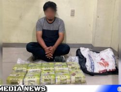 Polda Sumut Bekuk Pria Bawa 10 Kg Sabu di Medan