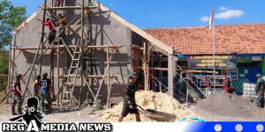 Kepedulian Terhadap Akses Pendidikan Ditunjukkan Satgas TMMD Kodim Sampang