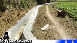 Caption: tampak fisik proyek P3-TGAI di Desa Kebun Sareh, Omben, Sampang, (dok. regamedianews). 