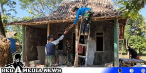 Kebut Rehab Rutilahu, Satgas TMMD Sampang Gandeng TNI AU