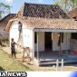 Caption: pengerjaan rehab rutilahu sasaran program TMMD di Desa Pasarenan hampir selesai, (dok. regamedianews). 