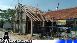 Caption: pengerjaan ruang guru baru SDN Pasarenan 2 oleh Satgas TMMD Kodim 0828 Sampang sudah tahap finishing, (dok. regamedianews). 