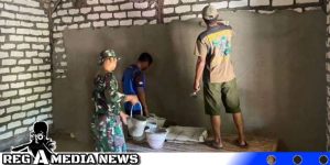 Manunggal Bersama Rakyat, Satgas TMMD Sampang Rehab Rutilahu