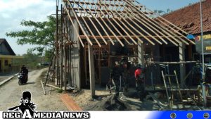 Semangat Satgas TMMD Sampang Bersama Warga Bangun Ruang Guru