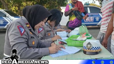 Puluhan Kendaraan Terjaring Razia Rutin Satlantas Polres Gorut