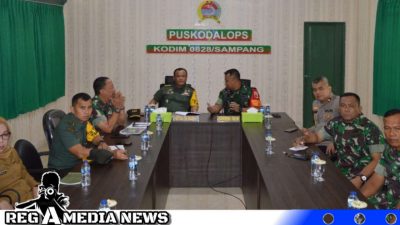 Dandim Sampang Paparkan Pelaksanaan TMMD Ke Tim Wasev Mabes TNI