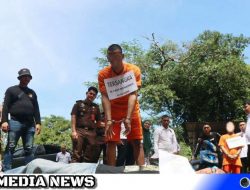 Sat Reskrim Polres Aceh Selatan Gelar Rekonstruksi Kasus Pembunuhan