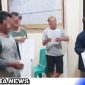 Caption: AR bersama tersangka lainnya sesaat sebelum masuk ke dalam Ruang Tahanan Polres Gorut, Kamis (06/07/2023) dini hari. 