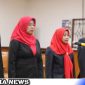 Caption: prosesi pelantikan dan pengambilan sumpah jabatan 5 pejabat Pemkab Sampang yang baru, (dok. Prokopim Pemkab Sampang).