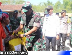 Bansos TNI Hiasi Pembukaan TMMD Ke-117 di Sampang