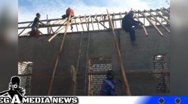 Caption: semangat Satgas TMMD Sampang, saat menyelesaikan rumah tidak layak huni di Desa Pasarenan, (dok. regamedianews).