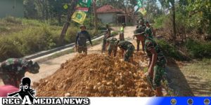 Betonisasi Target Selesai Sebelum Penutupan TMMD