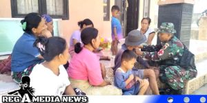 Timkes TMMD Sampang Berikan Layanan Kesehatan Gratis
