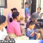 Caption: Tim Kesehatan TMMD Kodim 0828 Sampang memberikan pelayanan kesehatan gratis kepada warga Pasarenan, (dok. regamedianews).