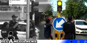 Cegah Laka, Dishub Sampang Pasang Warning Light