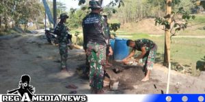 Capaian Betonisasi Hasil Satgas TMMD Kodim Sampang Terukur