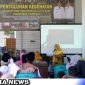 Caption: saat berlangsungnya sosialisasi pencegahan stunting di Posko TMMD ke-117 di Desa Pasarenan, Sampang, (dok. regamedianews).