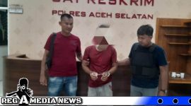 Caption : MB saat dibekuk tim Polres Aceh Selatan (dok.regamedianews)