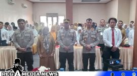 Caption: pose bersama usai acara Fokus Group Discussion yang dilaksanakan Satbinmas Polres Gorut, (dok. regameduanews). 