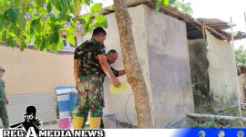 Caption: personel Satgas TMMD Kodim 0828 Sampang tuntaskan pembangunan MCK, (dok. regamedianews). 