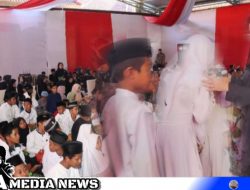 Senyum 1000 Anak Yatim Hiasi Mapolres Sampang