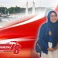 Caption: ketua Icha Lovers Peduli (Azizah) bersama istri Bupati Sampang (Hj. Mimin Slamet Junaidi). 