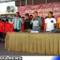 Caption: konferensi pers, Satreskrim Polres Sampang ungkap 9 kasus kriminal, (dok. regamedianews). 