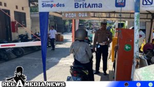 Polantas Sampang Masuk Pasar, Sosialisasikan Kamseltibcarlantas