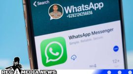 Caption: akun whatsapp mengatasnamakan Kapolsek Robatal, (dok. regamedianews.com). 