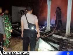 Kebakaran Rumah Warga Omben, Sempat Terdengar Ledakan