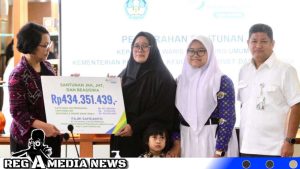 Ahli Waris Terima Santunan dan Beasiswa Dari BPJS Ketenagakerjaan