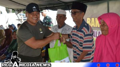 Berbagi Sembako, Cara Kodim Sampang Sambut HUT TNI Ke-78