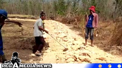 Tanahnya Diserobot, Warga Sreseh Bongkar Proyek Jalan Usaha Tani