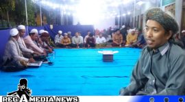 Caption: maulidurrasul di lingkungan keluarga besar jamaah masjid Al-Hidayah Pliyang Sampang, (dok. regamedianews). 