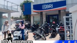 Caption: Kantor Cabang BRI Kecamatan Kamal Kabupaten Bangkalan, (dok. regamedianews). 