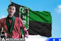 Caption: Sekum Komisariat Unistik Gorut Himpunan Mahasiswa Islam Cabang Gorontalo, Ismail Nusi, (dok. regamedianews). 