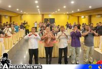 Caption: Kopia Gorontalo bersama Dinas Kearsipan dan Perpustakaan Provinsi Gorontalo, usai sosialisasi kearsipan kepada masyarakat, di Hotel New Rahmat Kota Gorontalo, (dok. regamedianews.com). 