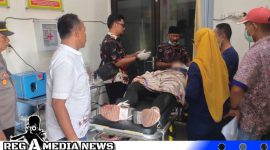 Caption: jenazah korban saat dilakukan pemeriksaan di Puskesmas Torjun, (dok. regamedianews). 