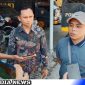 Caption: keluarga korban teror pembakaran mobil saat diwawancara awak media, di Mako Polres Sampang, (dok. regamedianews). 