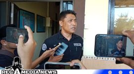 Caption: Kasi Humas Polres Sampang Ipda Sujianto, saat diwawancara awak media, (dok. regamedianews). 
