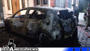 Belum Genap 2 Bulan, Peristiwa Mobil Terbakar Kembali Terjadi di Sampang