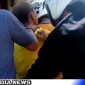 Caption: anggota Satreskrim Polsek Sampang Kota, saat melakukan penangkapan terhadap inisial SH pelaku kasus fidusia, (dok. regamedianews). 