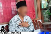Caption: inisial MF, oknum Kepala Sekolah Dasar yang dilaporkan dugaan pelecehan seksual, (dok. regamedianews). 