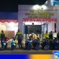 Caption: puluhan sepeda motor terjaring razia balap liar, diamankan polisi, (dok. regamedianews). 